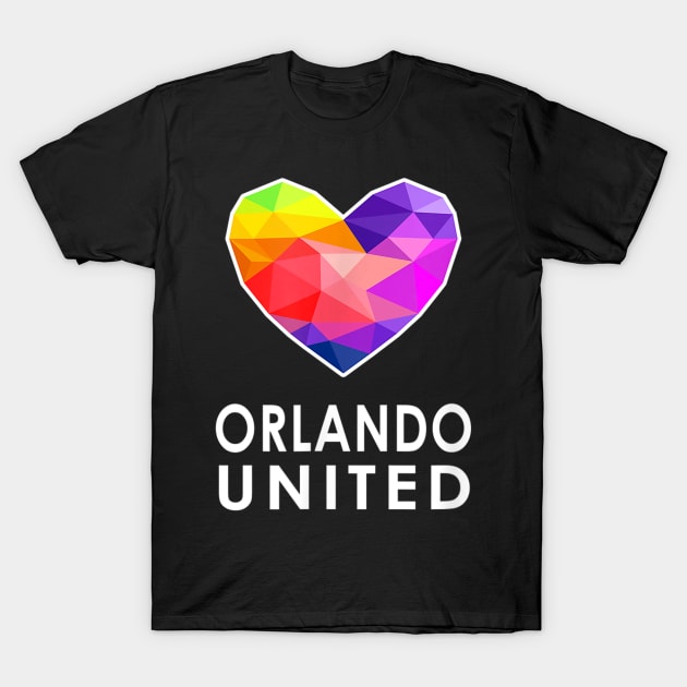 Orlando United One Pulse Heart T-Shirt by jordanfaulkner02